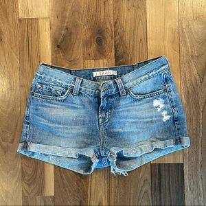 J Brand Blue Denim Shorts
